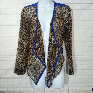 FashionWeb Leopard Cheetah Sheer Top